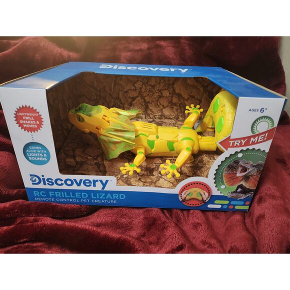Discovery Kids Robotic RC Frilled Lizard, DIY Pet, Wireless - Picture 2 of 5